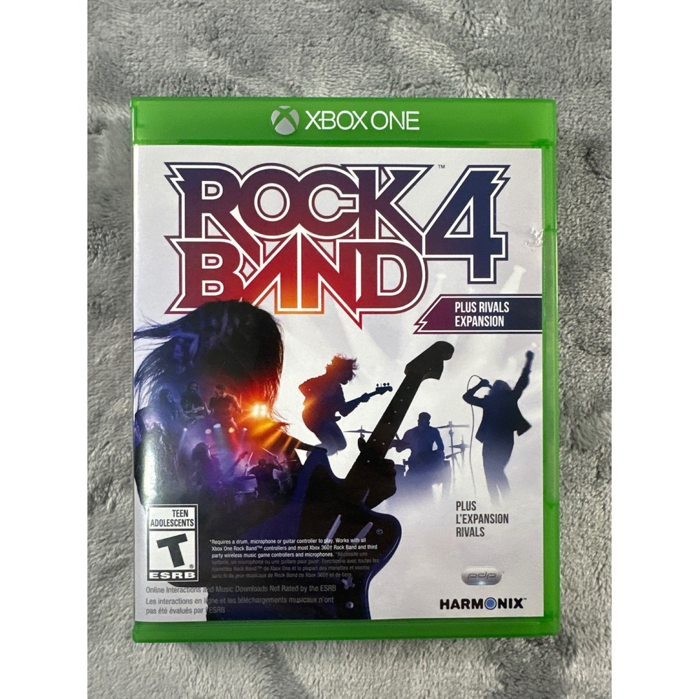 Rock Band 4 Plus Rivals Expansion Xbox One Video Game UNUSED CODE